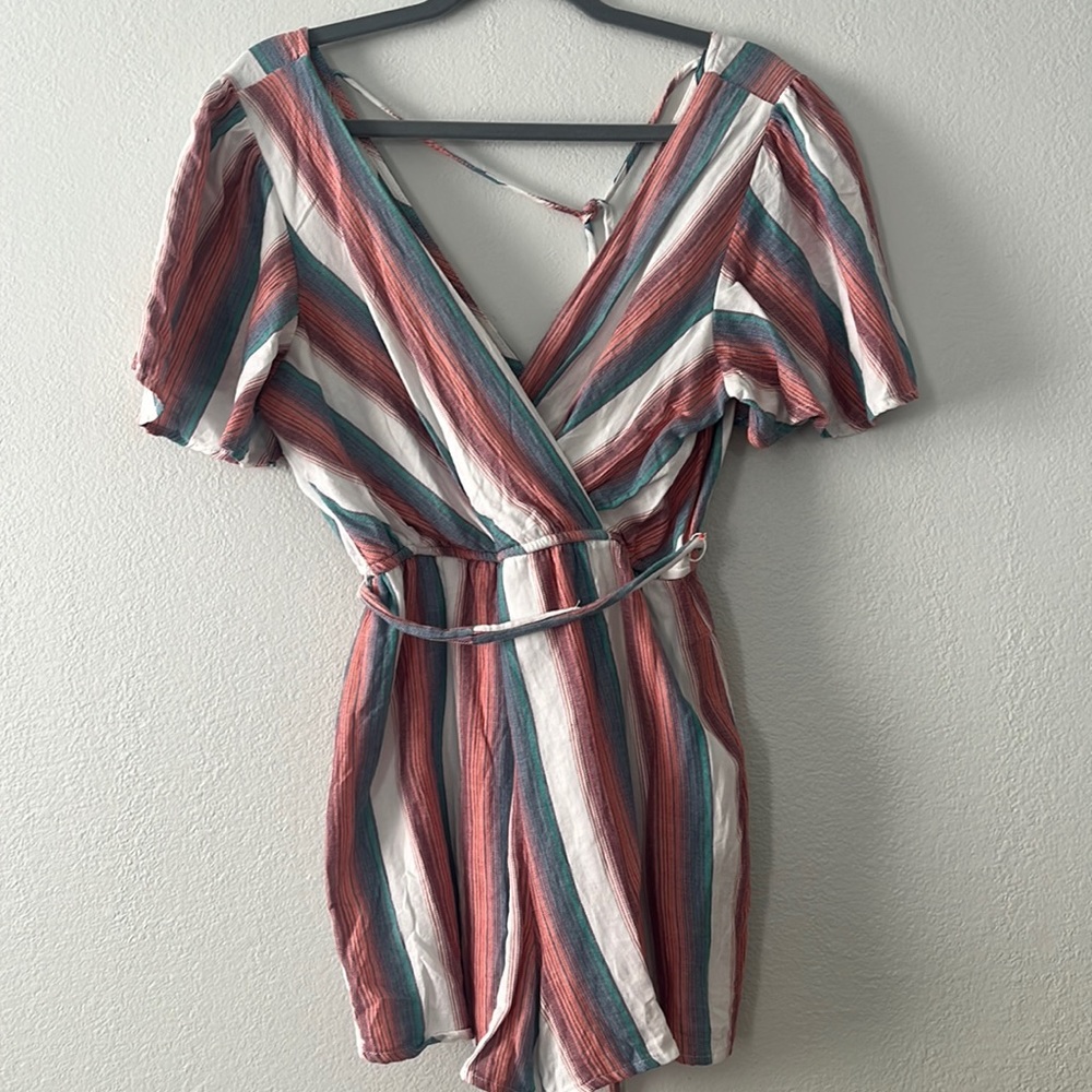 Trixxi Striped Romper